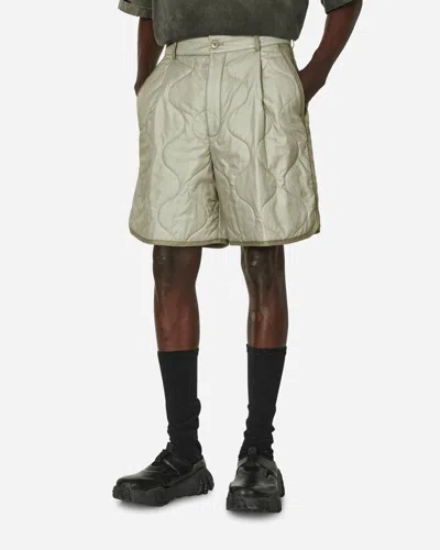 Dries Van Noten Padded Shorts Sand In Beige