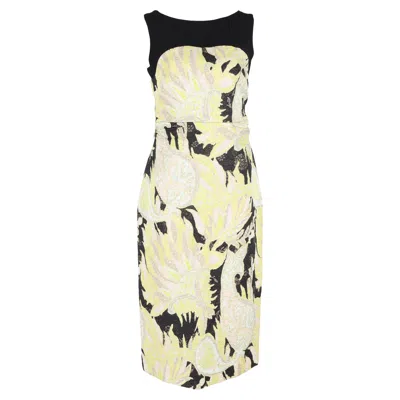 Dries Van Noten Paisley Printed Midi Sleeveless Dress In Multicolor Viscose