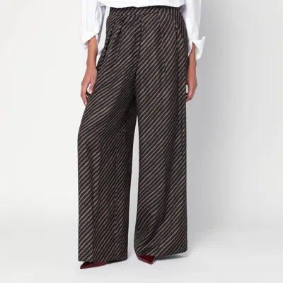 DRIES VAN NOTEN DRIES VAN NOTEN PALAZZO PANTS WITH A PATTERN