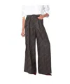 Dries Van Noten Striped Wide-leg Pants Featuring Button Detail In Multi