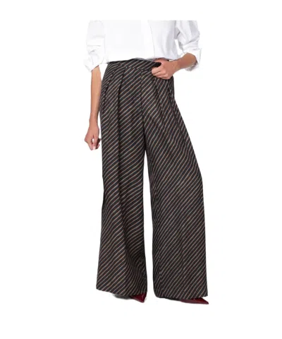 DRIES VAN NOTEN PALAZZO PANTS WITH A PATTERN
