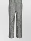 Dries Van Noten Pleated Slim Fit Ankle Length Trousers