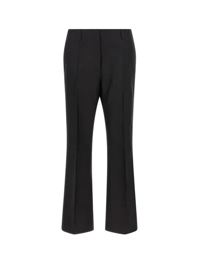 Dries Van Noten Paloma Wool And Silk Trousers In Black