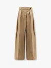 Dries Van Noten Pamplona Wide-leg Pants In Beige