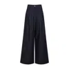 Dries Van Noten Indigo High-waisted Wide-leg Jeans With Exaggerated Length In Blue