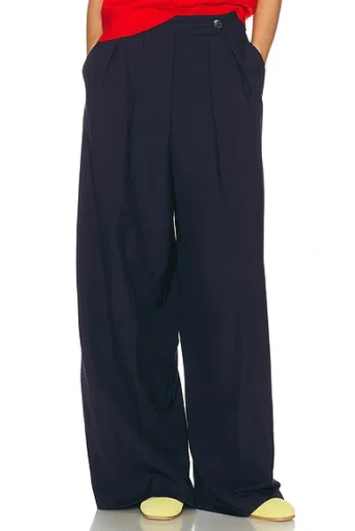 Dries Van Noten Pamplona Pant In Blue