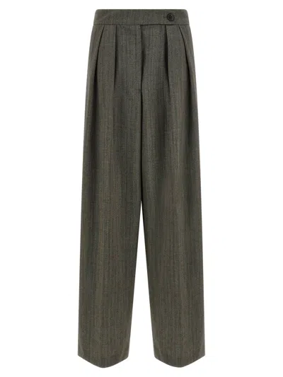Dries Van Noten 'pamplona' Pants In Gray
