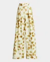 Dries Van Noten Pamplona Pleated Wide-leg Pants In White