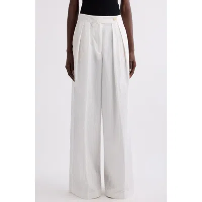 Dries Van Noten Pamplona Pleated Wide Leg Trousers