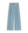 Dries Van Noten Pleated Jeans In Blue