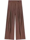 Dries Van Noten Pamplona Wide Leg Trousers