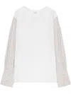 Dries Van Noten Panelled T-shirt In White