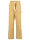 Dries Van Noten Cotton Trousers With Elastic Waistband And Pockets