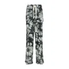 Dries Van Noten Relaxed Fit Floral Print Trousers In Vibrant Green In Multi