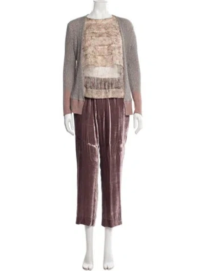 Pre-owned Dries Van Noten Pant Set In Purple