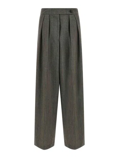 DRIES VAN NOTEN PANTALÓN CASUAL - GRIS