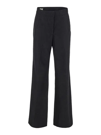 Dries Van Noten Straight Leg Trousers In Grey