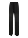 Dries Van Noten 'classic Pleated Straight Leg Trousers' In Black