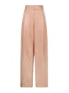 Dries Van Noten Trousers Featuring Back Pocket And Wide Leg In Pink