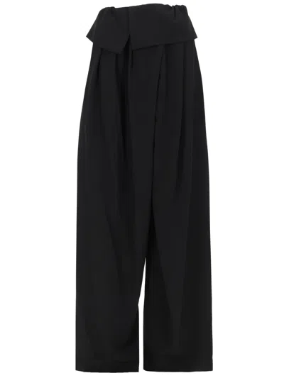 Dries Van Noten Pantalone "parong" In Black