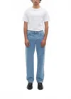 Dries Van Noten Panthero Pants In Light Blue In Blue