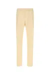 Dries Van Noten Men Pastel Yellow Jersey Pennams Pant