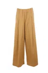 Dries Van Noten Cotton Wide-leg Pants In Beige