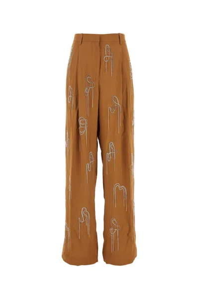 Dries Van Noten Pants In Brown