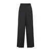 Dries Van Noten Patterned Trousers Featuring Belt Loops In Black