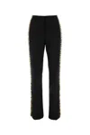 Dries Van Noten Parchia Embellished Trousers In Black