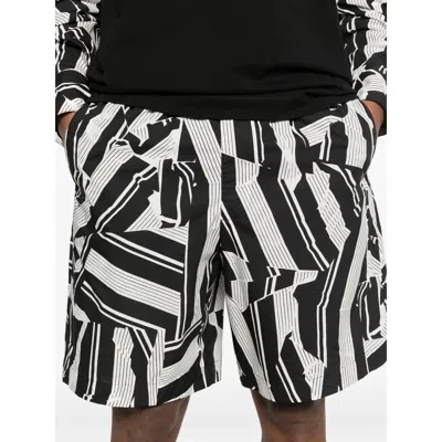 Dries Van Noten Patterned Shorts In Black