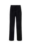 Dries Van Noten Penrud Pinstripe Pleated Wool Trousers In Blue