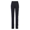 Dries Van Noten Pandoris Embellished Wool Skinny Pants In Blue