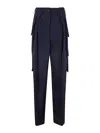 Dries Van Noten Women's 01370 Polkar 8374 Pants In Blue