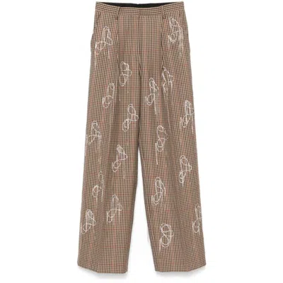 Dries Van Noten Pants In Brown