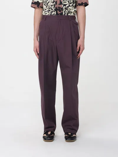 Dries Van Noten Pants Men  In Purple
