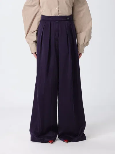 Dries Van Noten Pants  Woman Color Blue