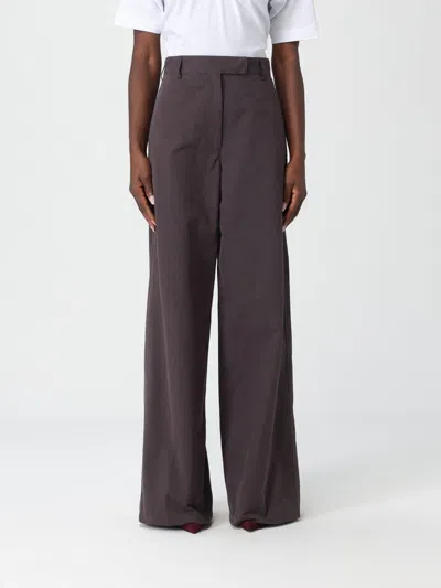 Dries Van Noten Pants  Woman Color Brown In Purple