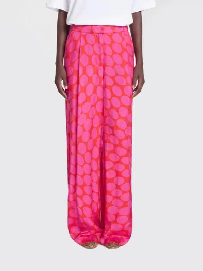 Dries Van Noten Pants Woman  In Pink