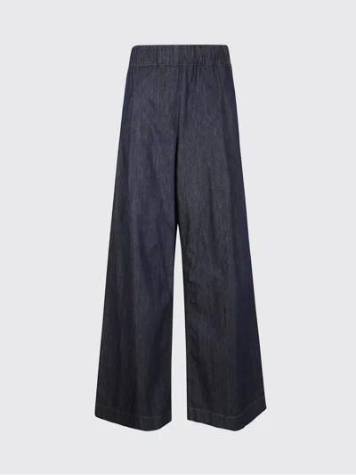 Dries Van Noten Pants  Woman Color Indigo In Purple