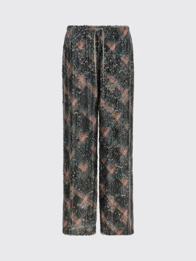 DRIES VAN NOTEN PANTS DRIES VAN NOTEN WOMAN COLOR MULTICOLOR,H42563005