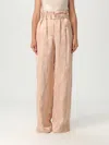Dries Van Noten Linen And Viscose Trousers With Belted Waist