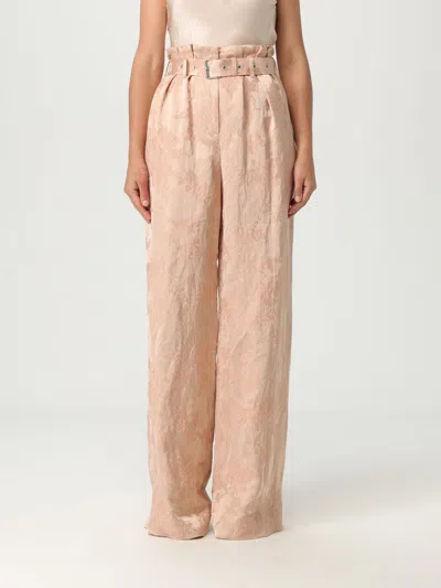 DRIES VAN NOTEN PANTS DRIES VAN NOTEN WOMAN COLOR PINK,G99020010