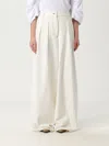 Shop Dries Van Noten Pants  Woman Color White