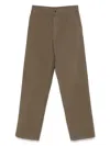 Dries Van Noten Straight-leg Casual Pants In Dus