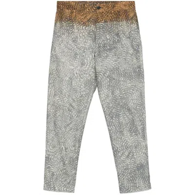 Dries Van Noten Cotton Pants In Multicolor