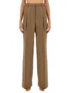 Dries Van Noten Pants With Check Pattern In Brown