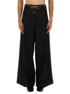 Dries Van Noten Wide-leg Trousers Featuring Pleated Front In Black