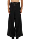 Dries Van Noten Wide-leg Trousers Featuring Pleated Front In Black
