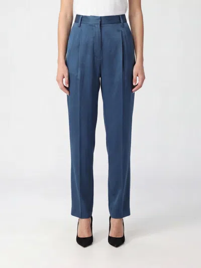 Dries Van Noten Pants Woman Color Petroleum Blue
